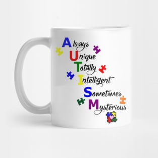 Autism Awareness Amazing Cute Funny Colorful Motivational Inspirational Gift Idea for Autistic Mug